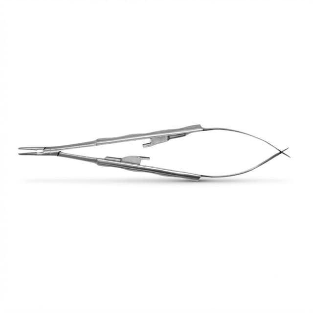Micro porte-aiguilles Castroviejo — 16 cm, 1,2 mm, TC — 82074