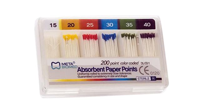Pointes de papier absorbant ISO — Meta Biomed