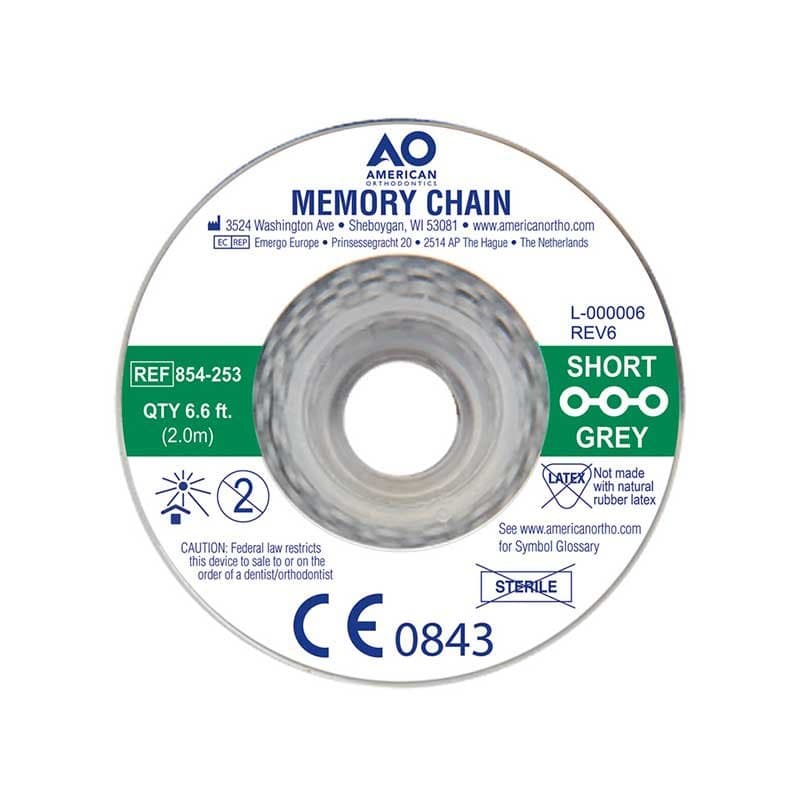 Chainettes à mémoire — American Orthodontics
