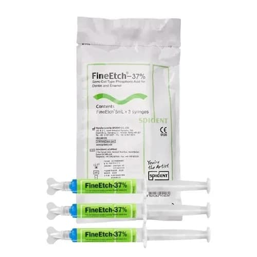 Gel de mordançage FineEtch Spident 37 % – 3 × 5 ml
