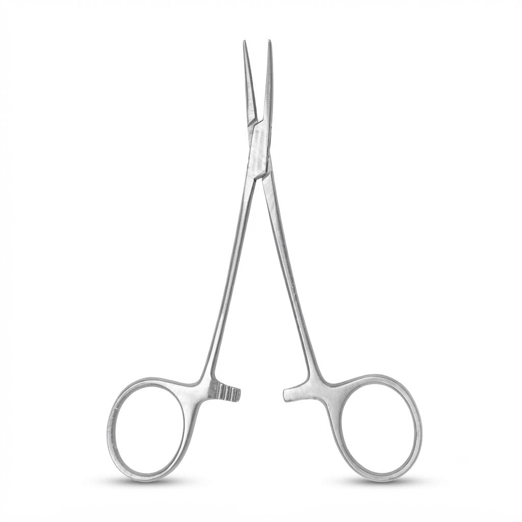 PINCE HEMOSTATIQUE — 12.5CM COURBE