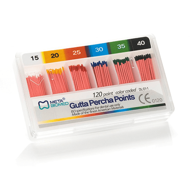 Cônes de gutta-percha ISO — Meta Biomed